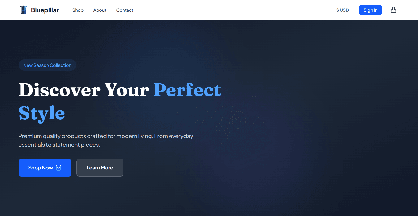 Customer Store screenshot